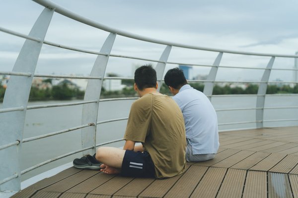 Étudiant en match universitaire